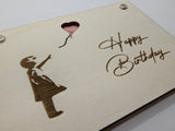 Geldkarte,Geschenkkarte mit Motiv Happy Birthday 