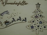 Geldkarte,Geschenkkarte aus Sperrholz mit Motiv Weihnachten