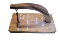 Frag-das-Pendel, lustiges Entscheidungsspiel aus Holz