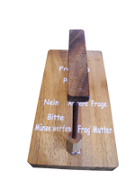 Frag-das-Pendel lustiges Entscheidungsspiel aus Holz