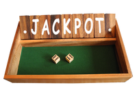 Jackpot-shut-the-box-canoga-Kneipenspiel-Trinkspiel aus Holz