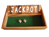 Jackpot-shut-the-box-canoga-Kneipenspiel-Trinkspiel aus Holz