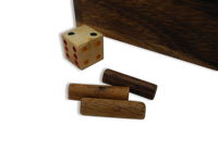 Teufels-Kiste lustiges Gesellschaftsspiel aus  Holz 