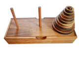 Turm-von-Hanoi Pagoda Denkspiel,Logikspiel mit 9 Scheiben