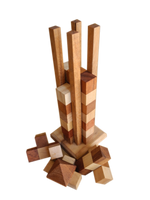 Wolkenkratzer-Sky-Tower-3-D-Puzzle-Knobelspiel